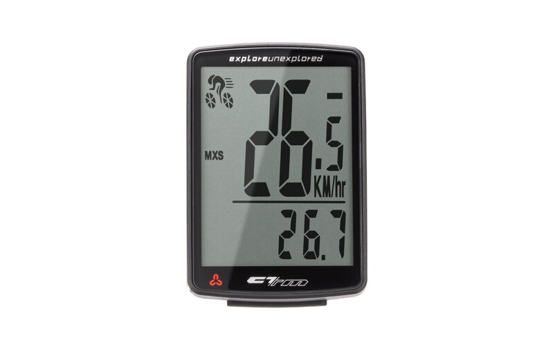 Cyklopočítač CTM, BC-22W, čierny