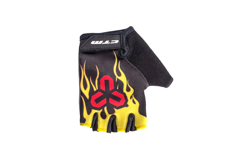 Rukavice CTM detské, OHEŇ,  XS