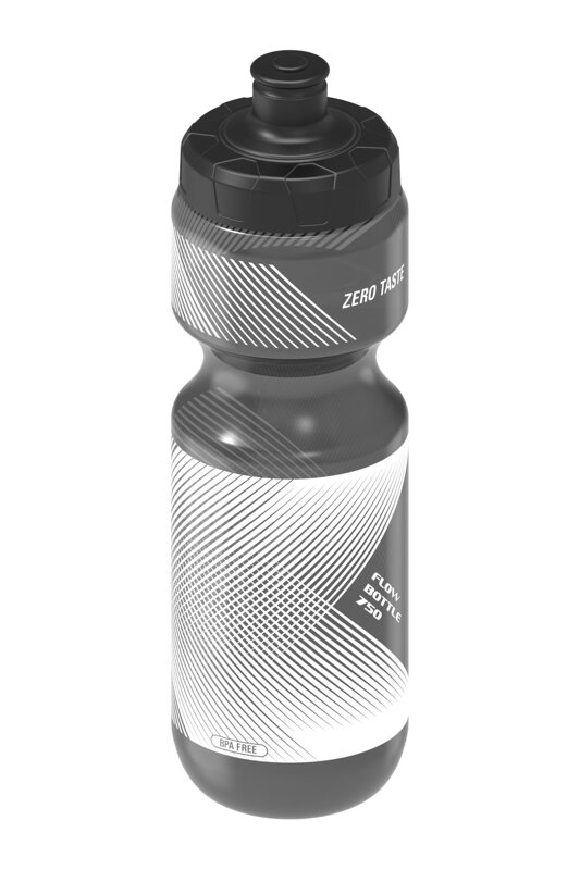 Lezyne cyklofľaša Flow Bottle biela 750 ml, dymovo šedá