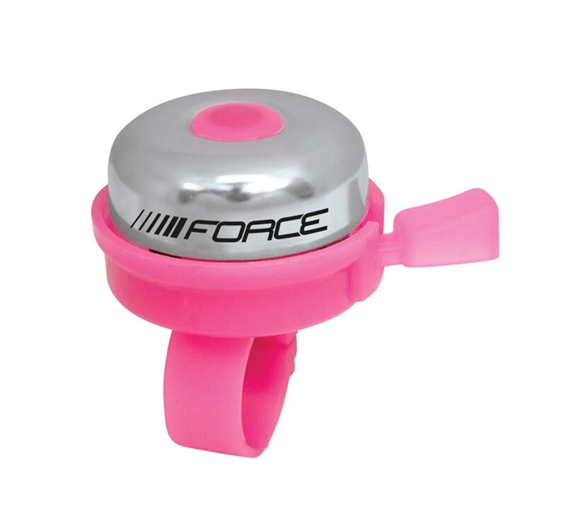 FORCE zvonček KLASIK Fe / plast 22,2mm, ružový