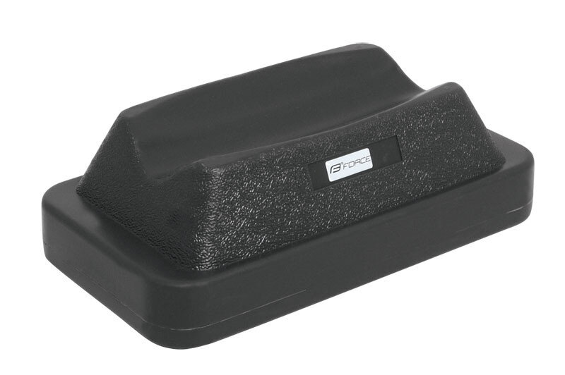 FORCE podložka pod predné koleso, hranatá, čierna