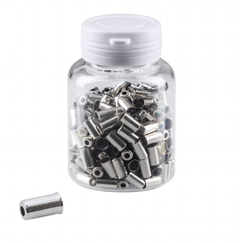 FORCE koncovka brzdového bowdenu 5 mm Fe, strieborná 200ks