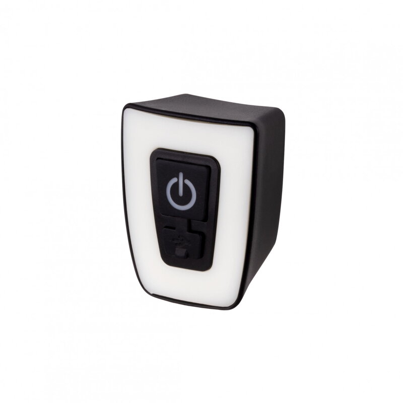 FORCE blikačka k prilbe ZEBU, červená