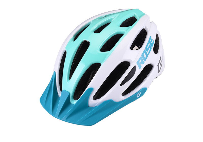 Extend cyklistická prilba ROSE white-green, M/L (58-62cm) shine