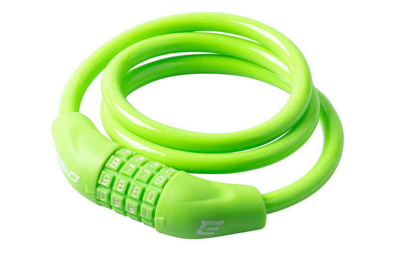 Extend zámok na bicykel NUMERIC 4, 10*1000mm, lime green
