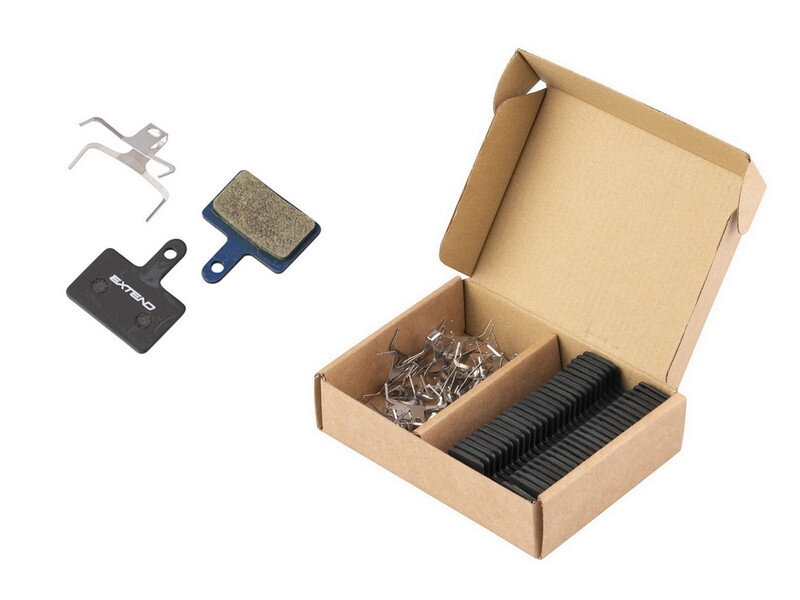 Extend brzdové platničky EBP-02 OR, organické Shimano Deore-25 párov OEM