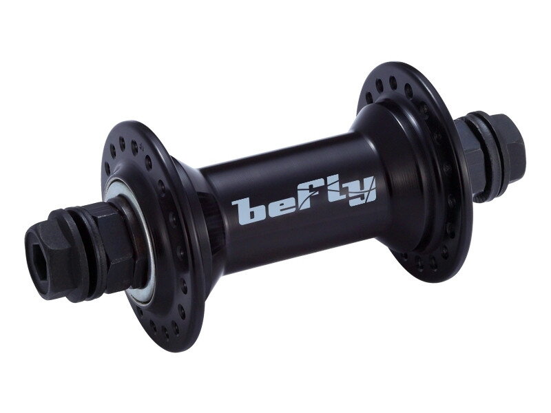 BEFLY náboj BMX BeFly One Bolt Type predný, Black
