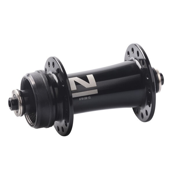 Novatec náboj D791SB-CL, predný, 24-dierový, čierny (N-logo)