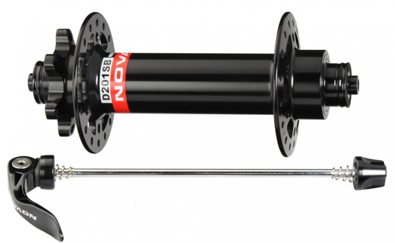 Novatec D201SB-QR predný náboj, 6-dier, 32 dier, QR, OEM