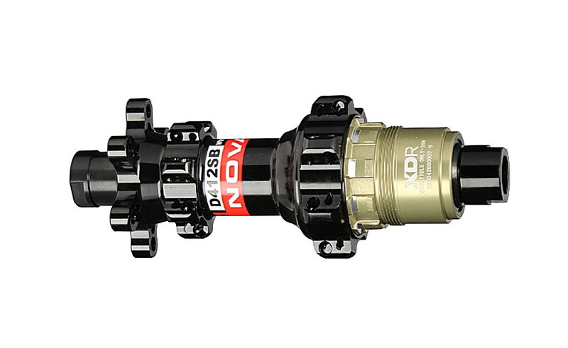 Novatec D412SB-X12-A4A-XDR zadný náboj, 6-dier, 28 dier, 12x142 mm, Sram XDR, OEM