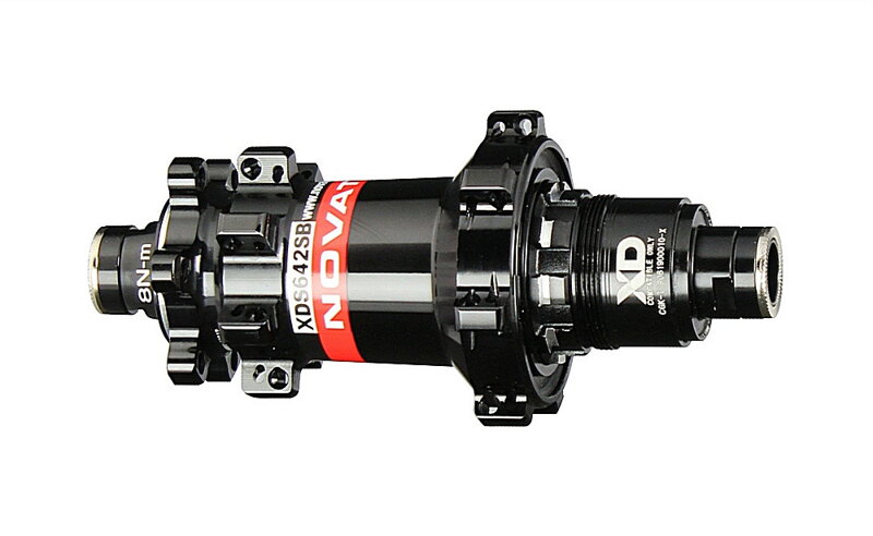 Novatec XDS642SB/A-X12-A6A-S11(XD) zadný náboj, 6-dier, 28 dier, 12x142 mm, Sram XD, OEM