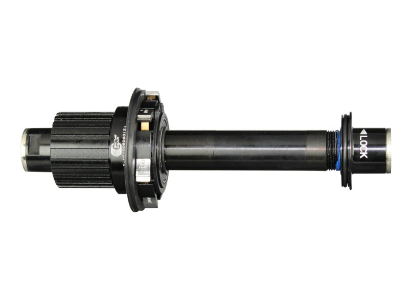 Novatec X6 type orech s oskou 12x 148 mm, Shimano Micro Spline, oceľ, OEM