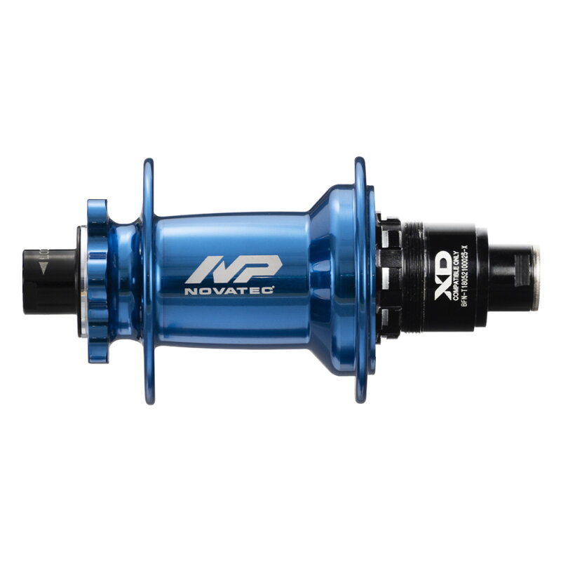 Novatec Premium XD602SB/A-B12-S11, zadný náboj, 32 dier, 12x148, Sram XD, modrý, OEM