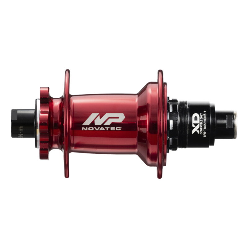 Novatec XD602SB/A-B12-S11 Boost zadný náboj, 32 dier, 12x148 mm, 6 dier, SRAM XD, červená, OEM