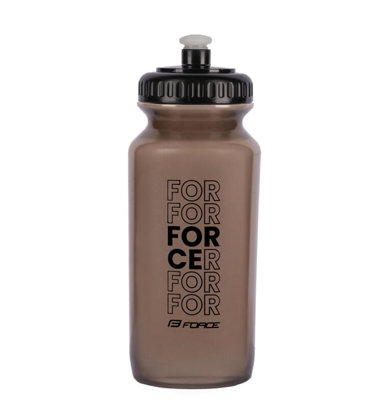 Force fľaša DAILY 0,5 l, transparentná čierna-čierna