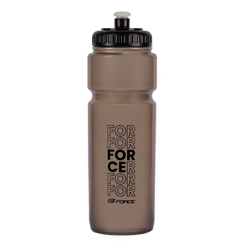 Force fľaša DAILY 0,75 l,transparentná čierna-čierna