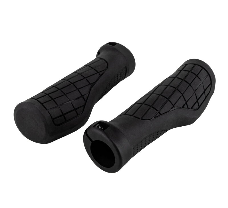 Force gripy VELA, tvarované, s objímkou, čierne, balené