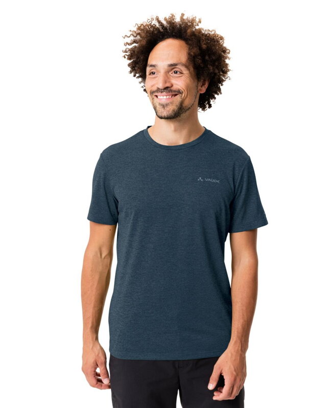 Vaude funkčné tričko s krátkym rukávom Essential, dark sea uni, pánske