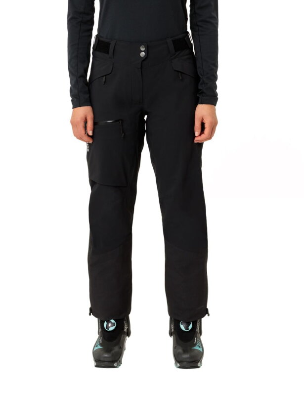 Vaude hardshell nohavice Monviso 3L, dámske, čierne