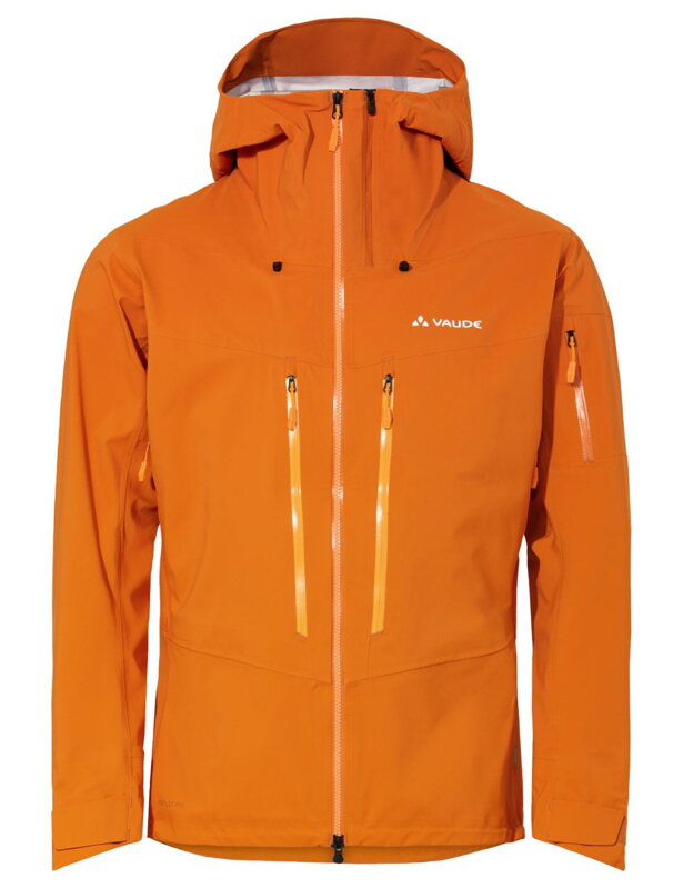 Vaude hardshell bunda Monviso 3L, pánska, oranžová (kumquat)