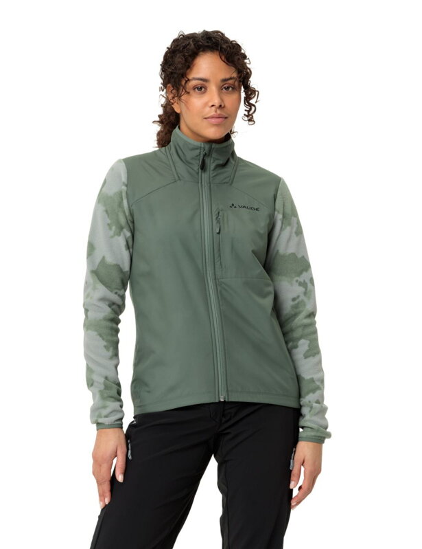 Vaude fleecová cyklistická bunda Minaki Mid, dámska, bledo zelená