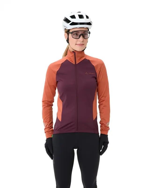 Vaude cyklistický dres s dlhým rukávom Posta III, dámsky, buckeye