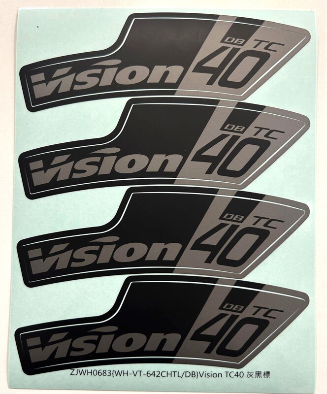 VISION nálepky na ráfik TC 40 DB ZJWH0683 (1set)