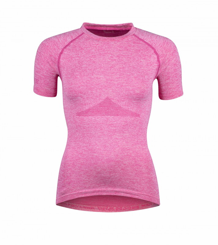 FORCE tričko funkčné SOFT LADY krátky rukáv, ružové