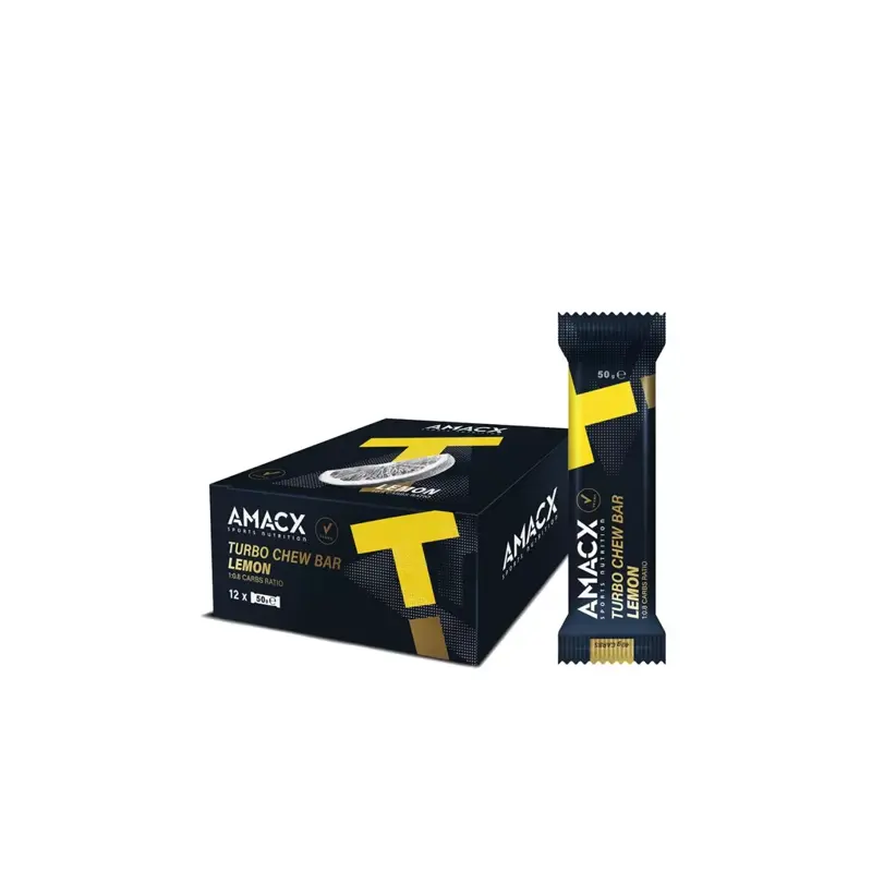 AMACX Turbo Chew Bar Citrón 50g