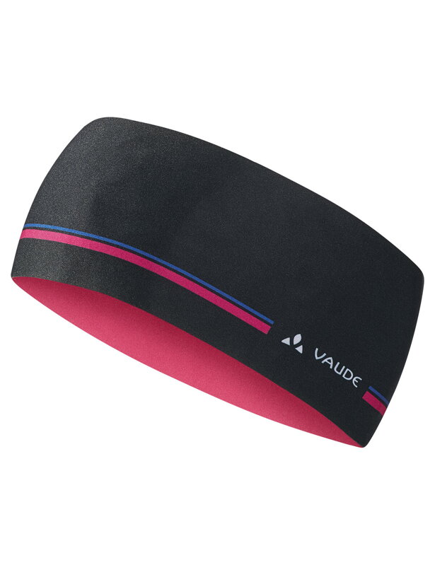 Vaude čelenka Logo Headband II, unisex, rich pink