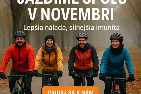 November na bicykli: prečo jazdiť spolu a prečo sú svetlá a vrstvy kľúčové