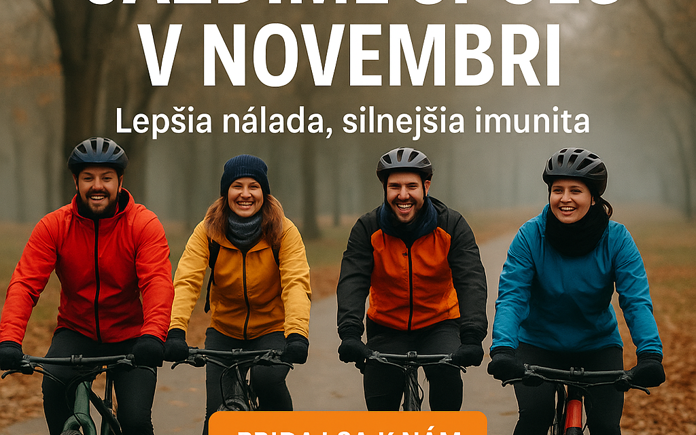 November na bicykli: prečo jazdiť spolu a prečo sú svetlá a vrstvy kľúčové