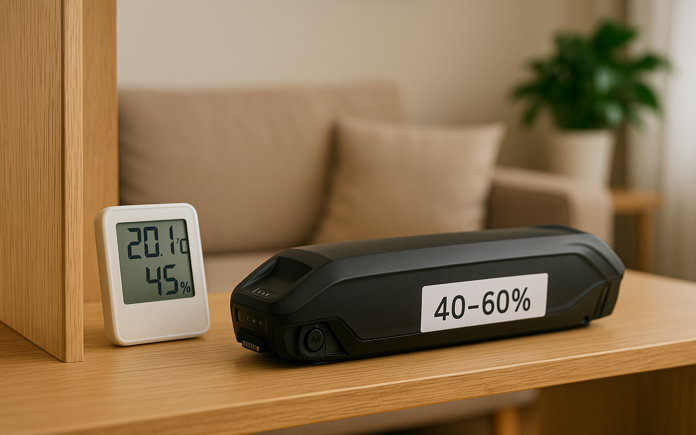 Skladovanie batérie elektrobicykla cez zimu: správny postup, aby nestratila kapacitu